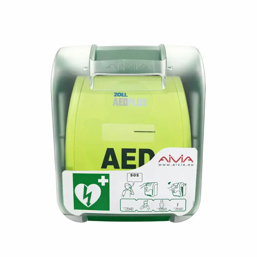 Zestaw AED ZOLL Plus w szafce Aivia V3 200