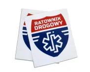 Naklejka RATOWNIK DROGOWY - wewnętrzna na szybę - 3