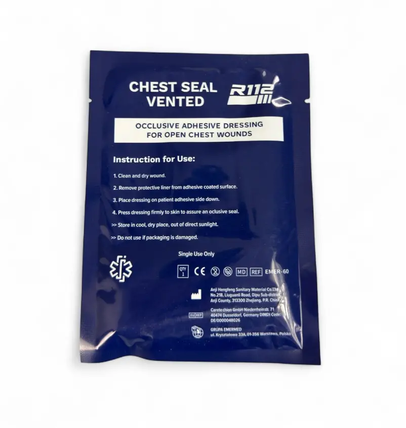 Opatrunek wentylowy CHEST SEAL VENTED R112