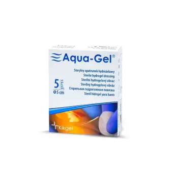 Opatrunek hydrożelowy AQUA GEL - okrągły 5 cm