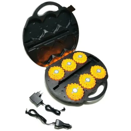 FLARE dysk sygnalizacyjny LED - zestaw 6 szt.