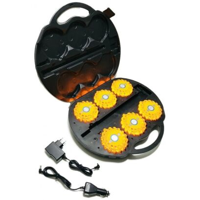 FLARE dysk sygnalizacyjny LED - zestaw 6 szt.