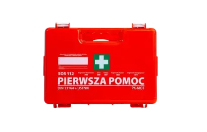 Przenośna apteczka ze stelażem K13 DIN 13164+