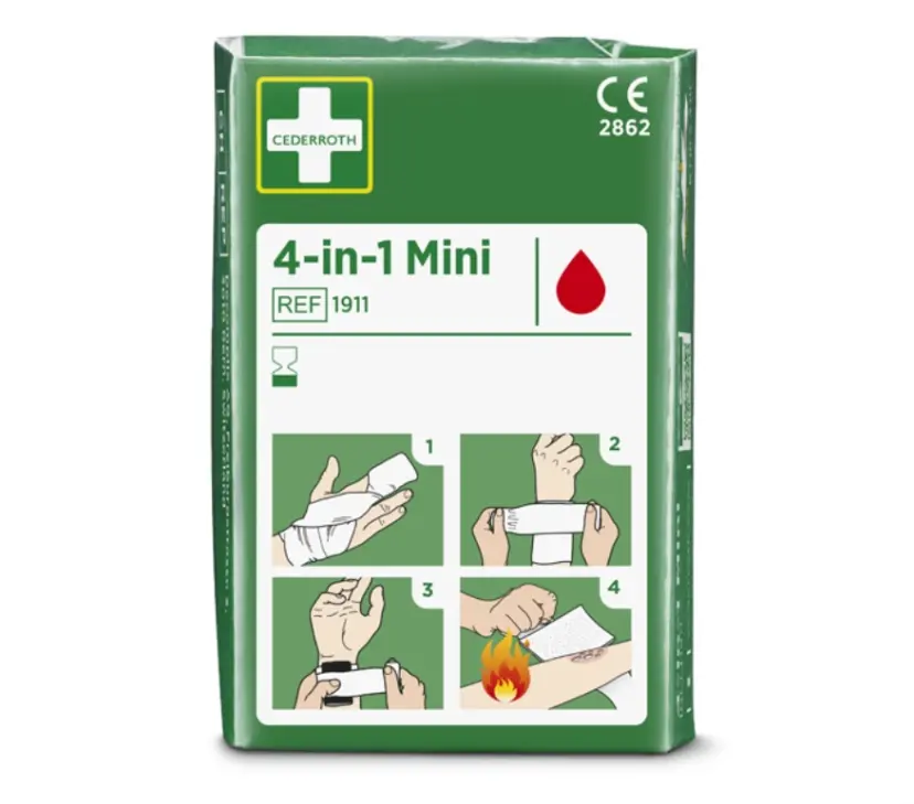Mały zestaw do tamowania krwi CEDERROTH 4in1 mini
