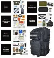 Plecak ewakuacyjny z wyposażeniem SAFEBAG MAX - czarny - 2