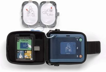 Defibrylator AED PHILIPS FRX z torbą