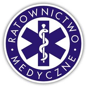 Naklejka Ratownictwo Medyczne 10 cm wewnętrzna