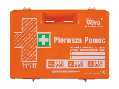Przemysłowa apteczka TOP15 DIN13164 w walizce ABS