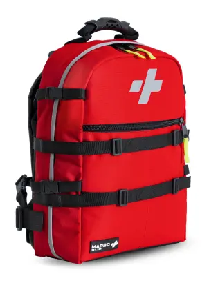 Apteczka plecakowa 20 l + wyposażenie DIN 13157