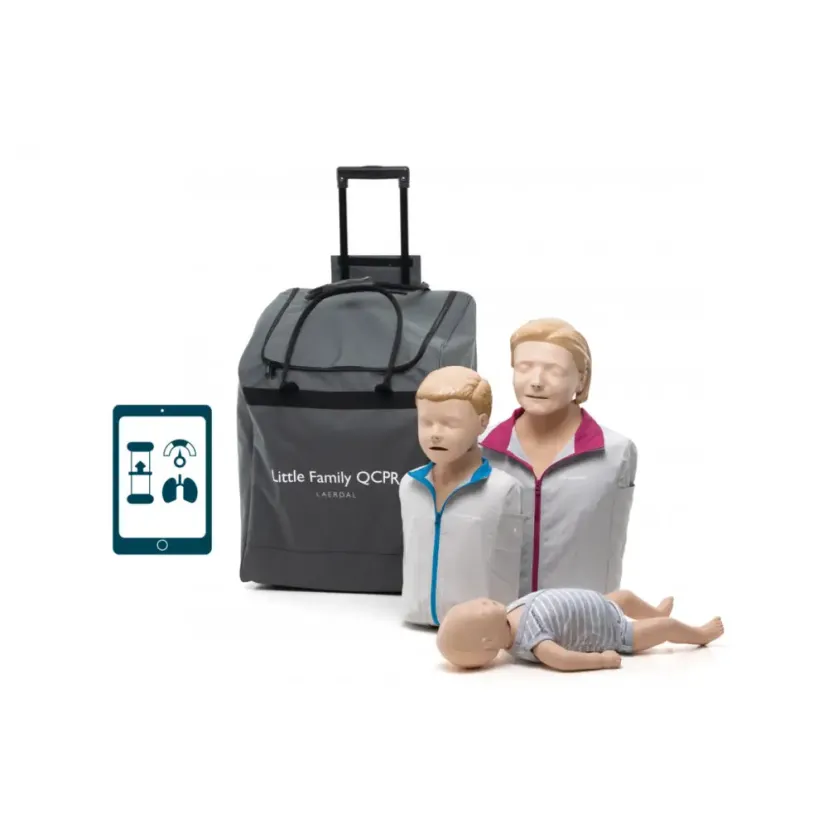 LITTLE FAMILY QCPR - zestaw manekinów - 3 szt.