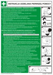 Instrukcja BHP udzielanie pierwszej pomocy