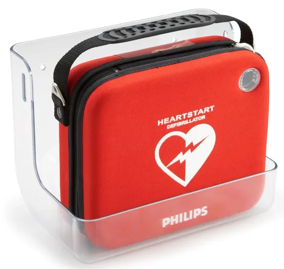 Uchwyt ścienny z pleksi do AED Philips HS1 i FRx