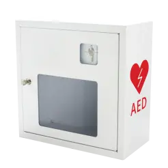Gablota na defibrylator AED z alarmem dźwiękowym