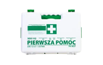 Przenośna apteczka ze stelażem K13 DIN 13157+