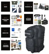 Plecak ewakuacyjny z wyposażeniem SAFEBAG OPTI - czarny - 2