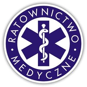 Naklejka Ratownictwo Medyczne 10 cm zewnętrzna