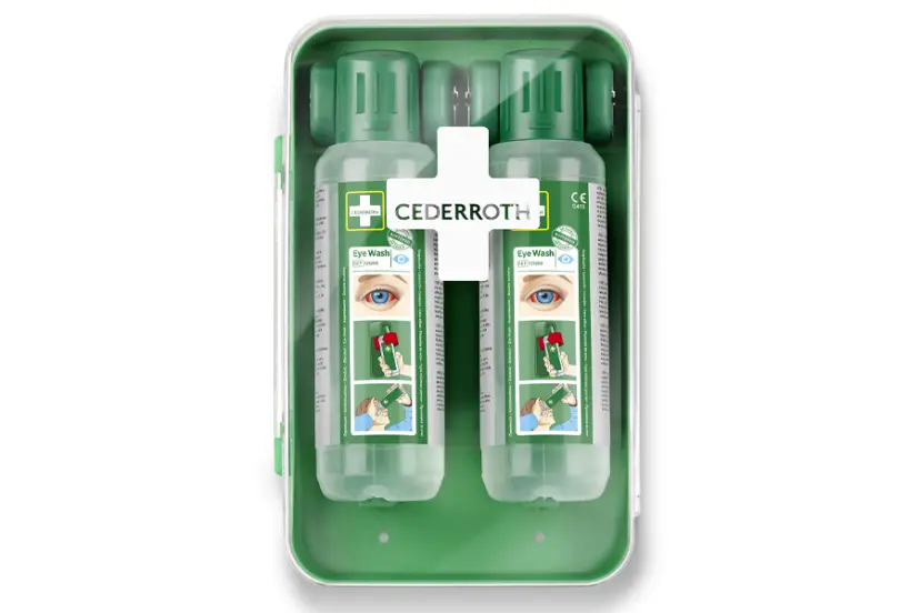 Płuczki do oczu w szafce Cederroth Eye Wash Cabinet