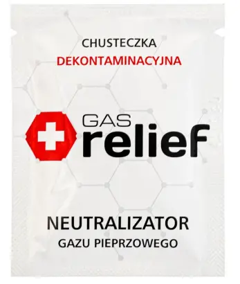 Chusteczka neutralizująca gaz pieprzowy GAS RELIEF