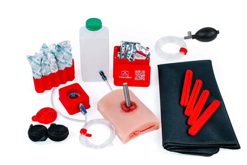 TraumaBox trenażer rany z ciałem obcym