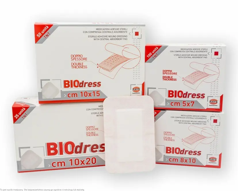 Plaster włókninowy BIOdress - 9 x 6 cm