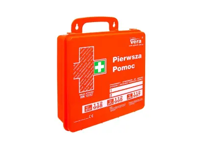 Przemysłowa apteczka TOP8 DIN 13157 w walizce ABS