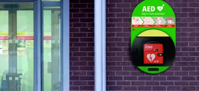 Szafka na defibrylator DefibSafe 3 - Niezawodna ochrona AED w każdych warunkach