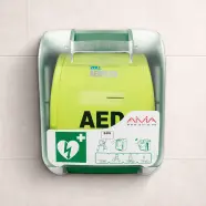 Zestaw Defibrylator AED + Szafka AIVIA V3 200 – Kompleksowe rozwiązanie dla ratowania życia